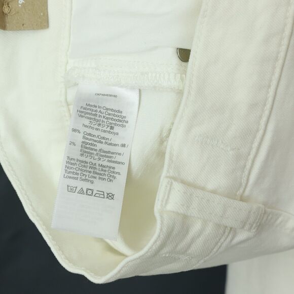 Madewell Women's Straight Leg Jeans - Cream - Picture 6 of 6
